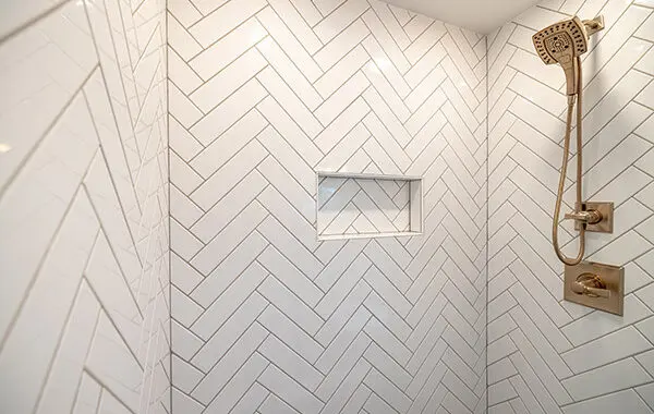 Tile shower