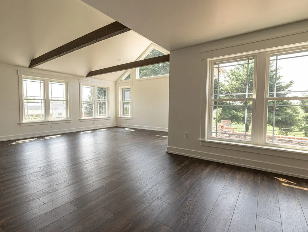 Residential home with hard flooring
