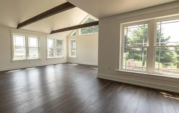Residential home with hard flooring