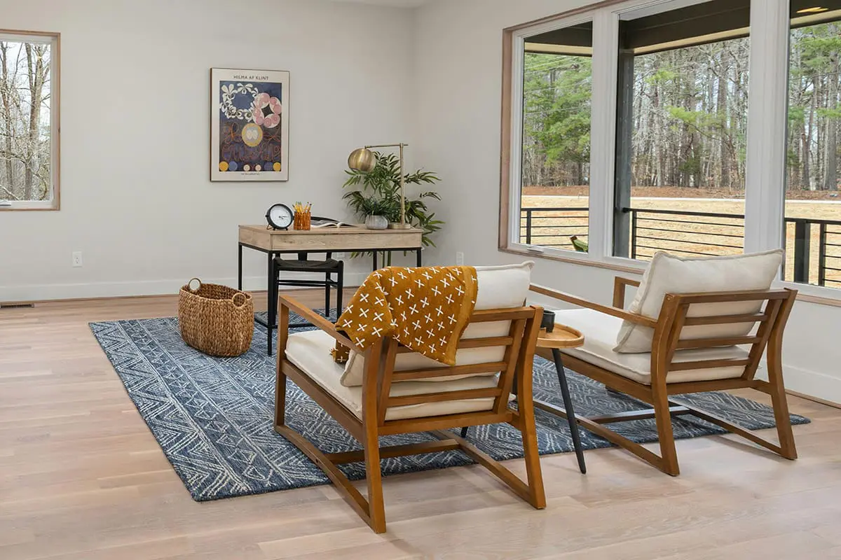 Room with area rug