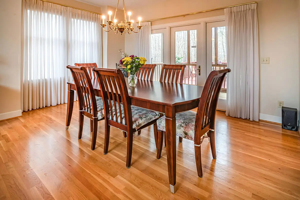 Room with hardwood floor