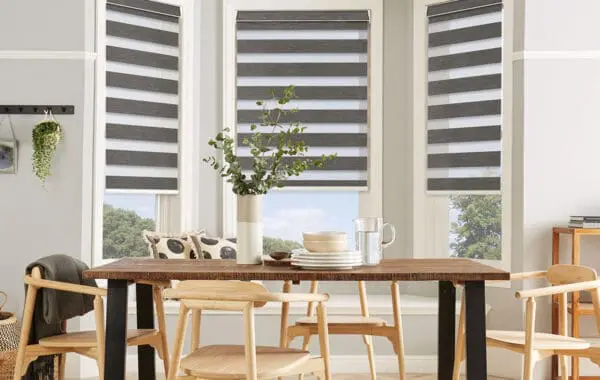 Room with window shades
