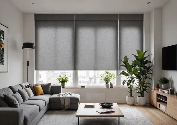 Window Shades in a room