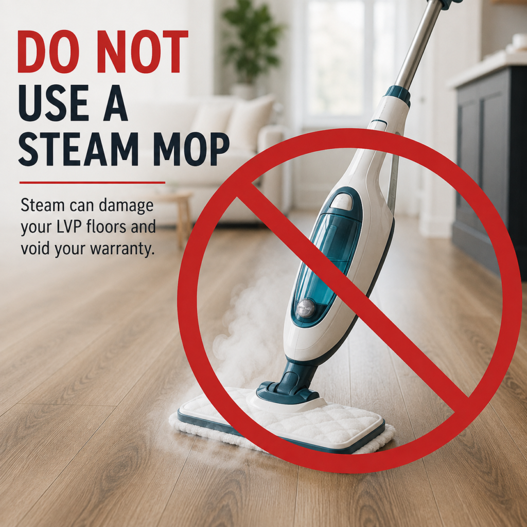use a Steam Mop on your LVP!