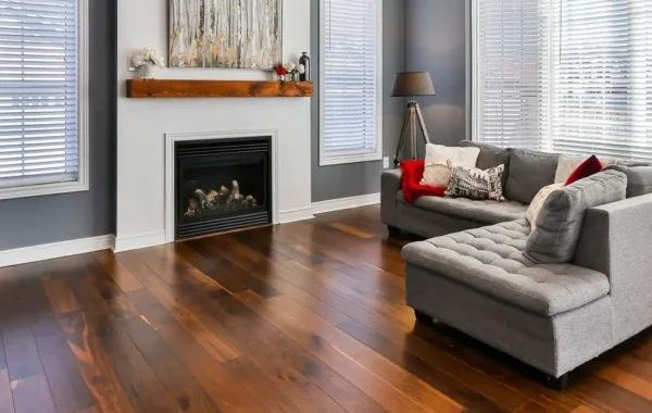 Home with hardwood flooring